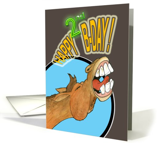 Happy 2nd Birthday card (578649)