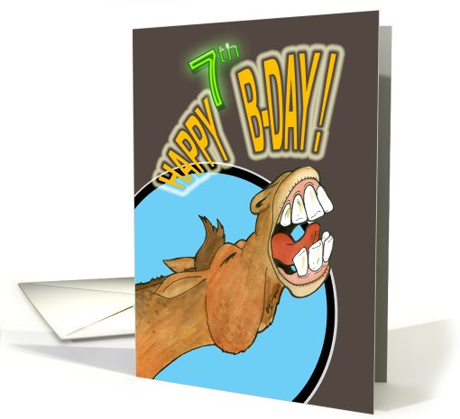 Happy 7th Birthday card (578654)