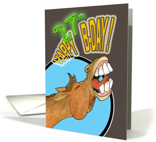 Happy 27th Birthday card (578688)