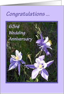 63rd Wedding Anniversary Cards from Greeting Card Universe