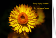 Straw Flower card