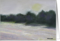Maine Snow Scene card