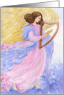 Angel Harpist card