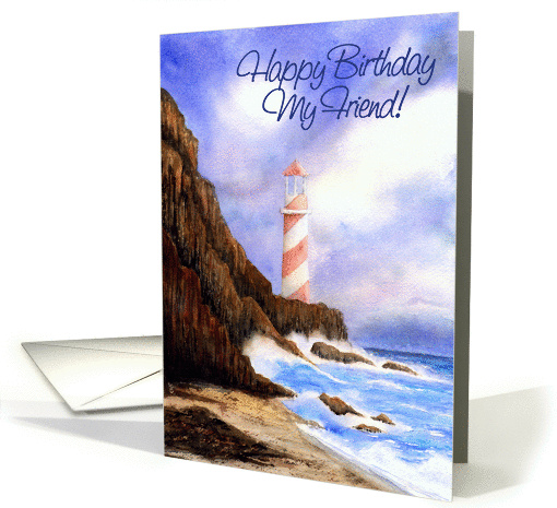 Happy Birthday My Friend card (316574)