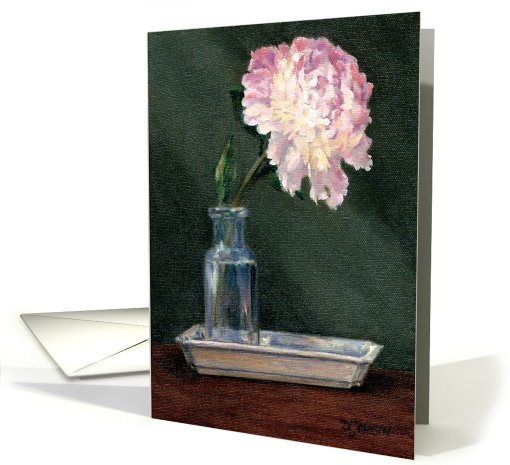 Peony card (311216)