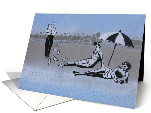 LA Beach 1949 card (559924)