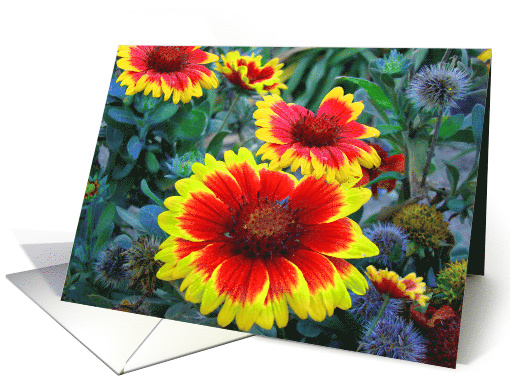 Flowers in the Fall card (312485)