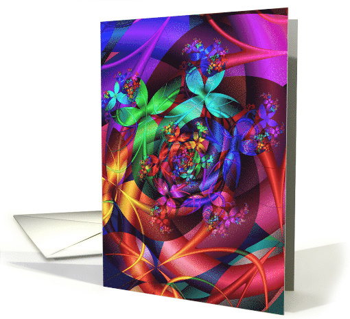 Flowers in the Sky card (314135)