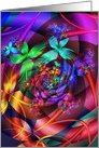 Flowers in the Sky card