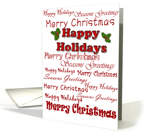 Happy Holidays card (317341)