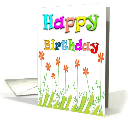 Happy Birthday card (317359)