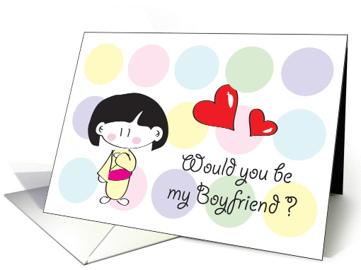 Be my Boyfriend card (317363)