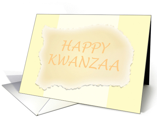 Happy Kwanzaa card (319310)