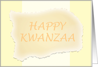 Happy Kwanzaa