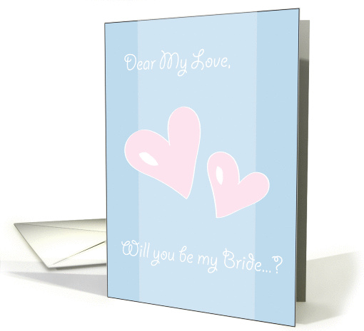 Will You Be My Bride? card (319638)