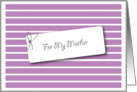 For my Mother card