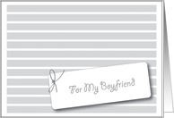 For my Boyfriend card