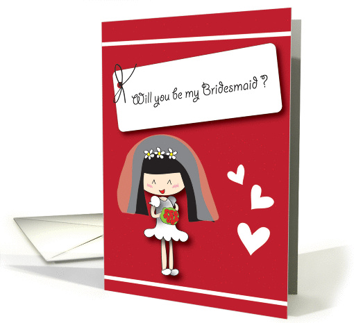 Will you be my bridesmaid? card (321168)