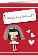 Will you be my bridesmaid? card