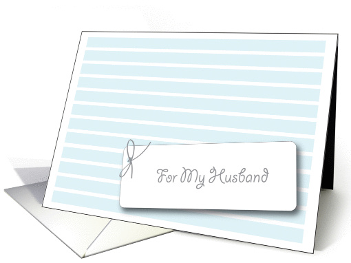 For My Husband card (324407)