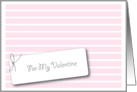 My Valentine card