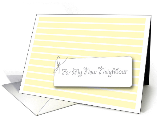 My New Neighbor card (324425)