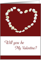 Be my valentine card