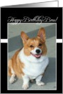 Happy Birthday Boss Welsh Corgi dog card