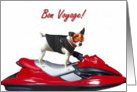 Bon Voyage Jack Russel Terrier card