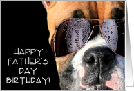 Happy Father’s Day Birthday boxer card