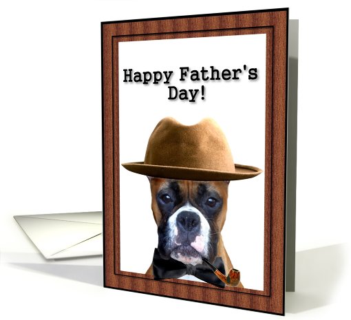 Happy Father's Day Boxer card (424976)