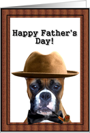 Happy Father’s Day Boxer card
