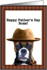 Happy Father’s Day boss boxer card