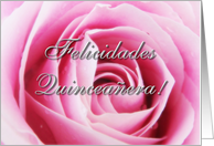 Felicidades Quinceaera card