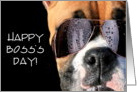 Happy Boss’s Day Boxer card