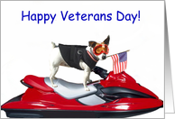Happy Veterans Day Jack Russell Terrier card