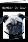 Brother-in-law Thank You Pug card