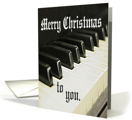 Merry Christmas To You card (326754)