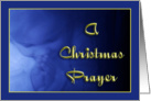 A Christmas Prayer (Girl) card