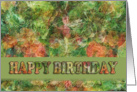 Birthday - General (Nasturtium Collage) card