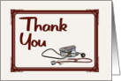 Medical Staff Thank You - Stethoscope/BP Cuff card