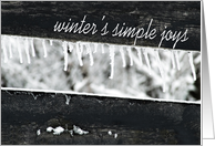 Winter's Simple Joys