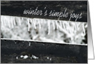 Winter’s Simple Joys card