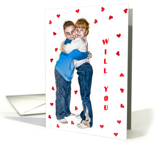 Will You Be My Valentine - Kids card (330934)