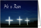 He is Risen - Easter Greetings card