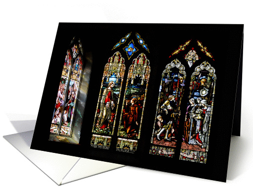 Sympathy - Church Windows card (345193)