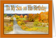 Birthday - Son card