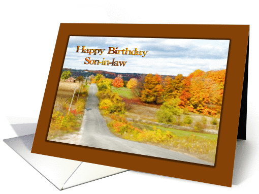 Birthday - Son-in-law card (345959)