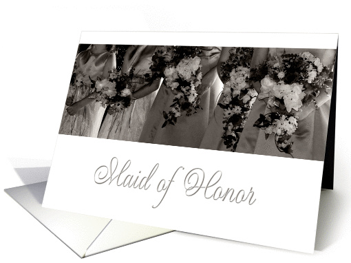 Maid of Honor Invitation card (351747)