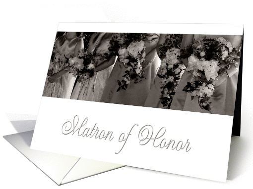 Matron of Honor Invitation card (351757)